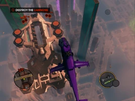 Daedalus from high above and north