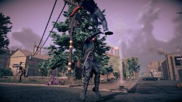 Combat in Saints Row IV - Super gorilla press back kick head stomp - start