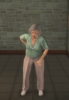 Elderly female - elderly female white1 - character model in Saints Row 2