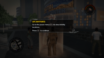 GPS Waypoint Pause menu tutorial in Saints Row 2