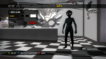 Suits - Grey Alien - recoloured black