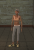 Young female generic 2 - jogger black - character model in Saints Row 2