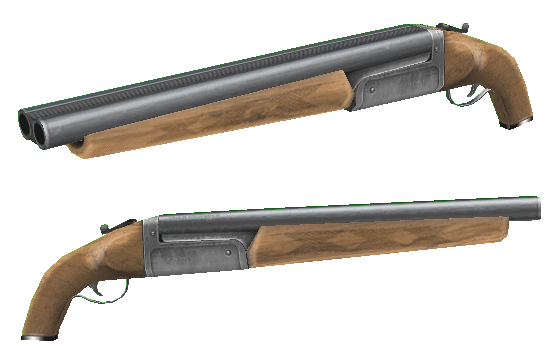 The Saints Row 2 12 Gauge viewed in a model viewer