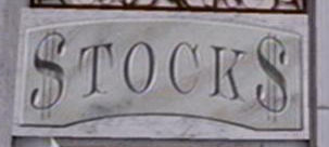 Stocks sign