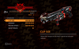 Gat out of Hell - Pump-Action Shotgun - Upgrades