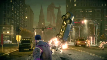 Saints Row IV Announce Teaser - alien statue