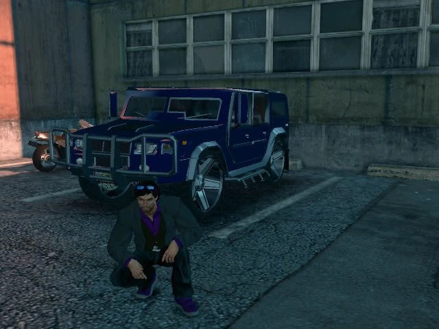 A Bulldog in Saints Row: The Third with Playa