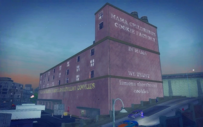 Charlestown in Saints Row 2 - Mama Childress's cookie factory