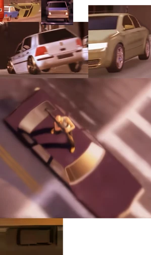 A list of vehicles that only appear in the Beta Trailer For saints row 2