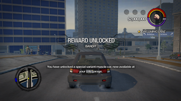 Driving Stunts - Bandit unlocked in Saints Row 2