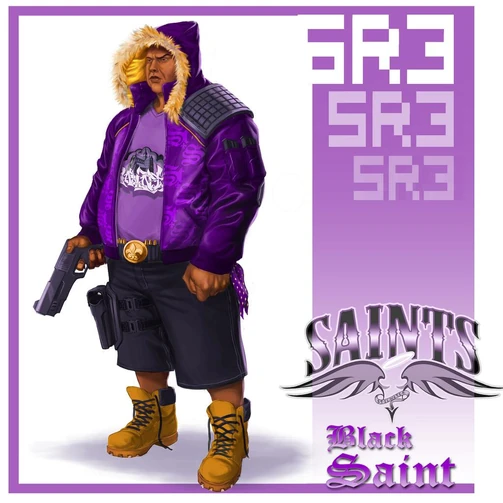 Black 3rd Street Saint member from Saints Row: The Third