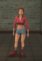 Freckle bitch - freckle bitch - character model in Saints Row 2