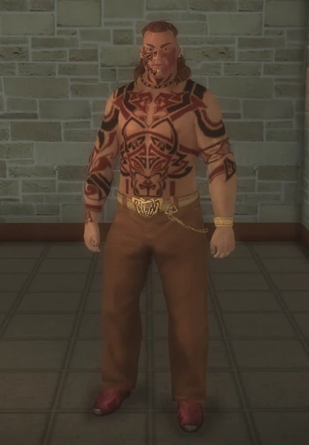 Maero - burn - character model in Saints Row 2