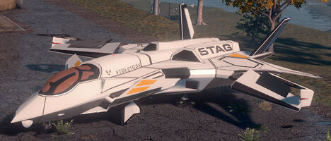 F-69 VTOL - Average variant - front left parked in Saints Row The Third