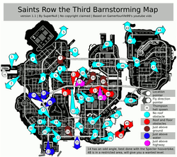 Saints Row: Gat Out of Hell Barnstorm Map Map for PlayStation 4 by RonHiler  - GameFAQs
