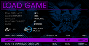 100% Completion in Saints Row IV