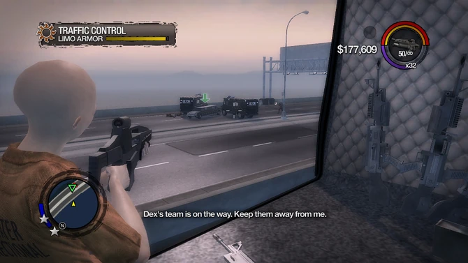 Traffic Control - Gryphon's Limo smashes through roadblock