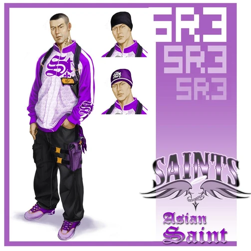 Asian 3rd Street Saint member from Saints Row: The Third