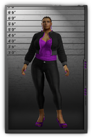 Player Customization lineup mugshot 04 - female voice 3 african american