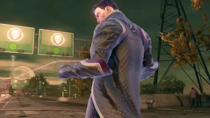 Screenshot from the Saints Row IV Announce Teaser video