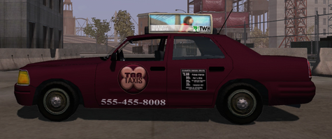 Taxi - left in Saints Row