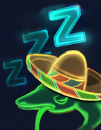 Boss Factory Website Avatar - Neon Sign of a Sleeping Lizard