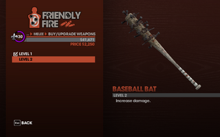 Baseball Bat in Saints Row The Third - Level 2 description