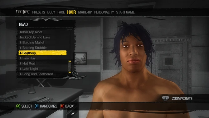 Head Hair - Feathery