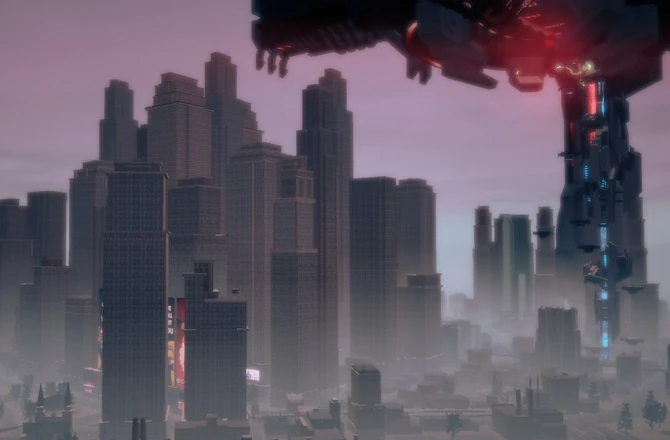 View of Virtual Steelport in the daytime