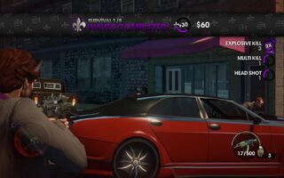 Survival 1 waves completed in Saints Row The Third