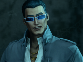 Johnny Gat during the opening cutscene of I'm Free - Free Falling