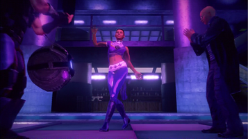 Asha Odekar beginning to dance in closing cutscene