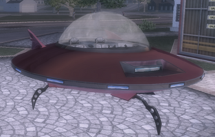 Destroy - Ufo red variant in Saints Row 2