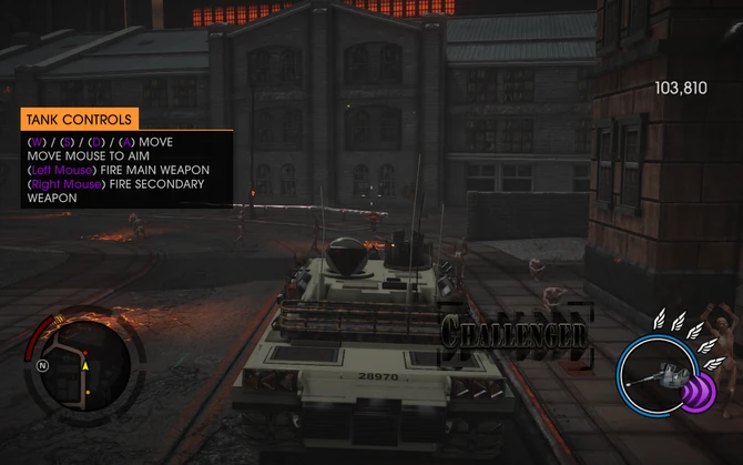 Challenger logo in Saints Row: Gat out of Hell