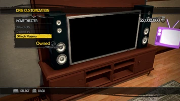 University Loft - Crib Customization - Home Theater - 50 inch Plasma