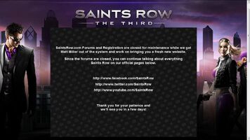 Saints Row forum maintenance