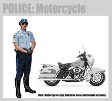 Saints Row 2 Motorcycle Cops Concept Art