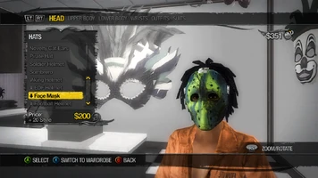 Head - Hats - Face Mask