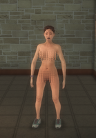 Streaker - female - character model in Saints Row 2