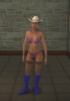 Stripper female - black Casual - character model in Saints Row 2