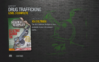 XS-2 Ultimax unlocked by Drug Trafficking Level 3 in Saints Row 2