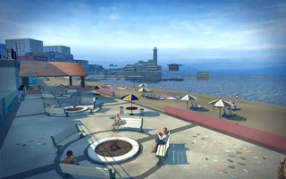 Centennial Beach in Saints Row 2 - beach