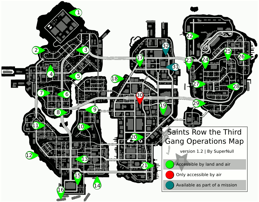 saint row 3 map