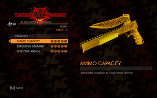 Gat out of Hell - 7 Deadly Weapons - Wrath - Upgrades