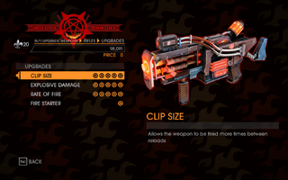 Gat out of Hell - Automatic Rifle (Lava Cannon) - Upgrades