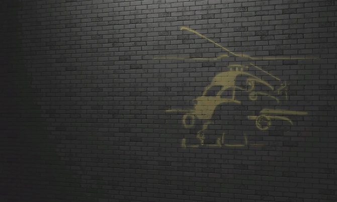 End screen background for Heli Assault