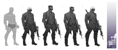 Playa - Saints Row IV Concept Art - 5 male versions