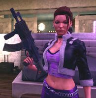 Shaundi - body with K-8 Krukov in Saints Row The Third