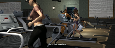 Assault on Precinct 31 - Playa and Shaundi in the gym