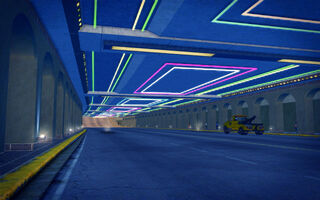 Rebadeaux in Saints Row 2 - underpass